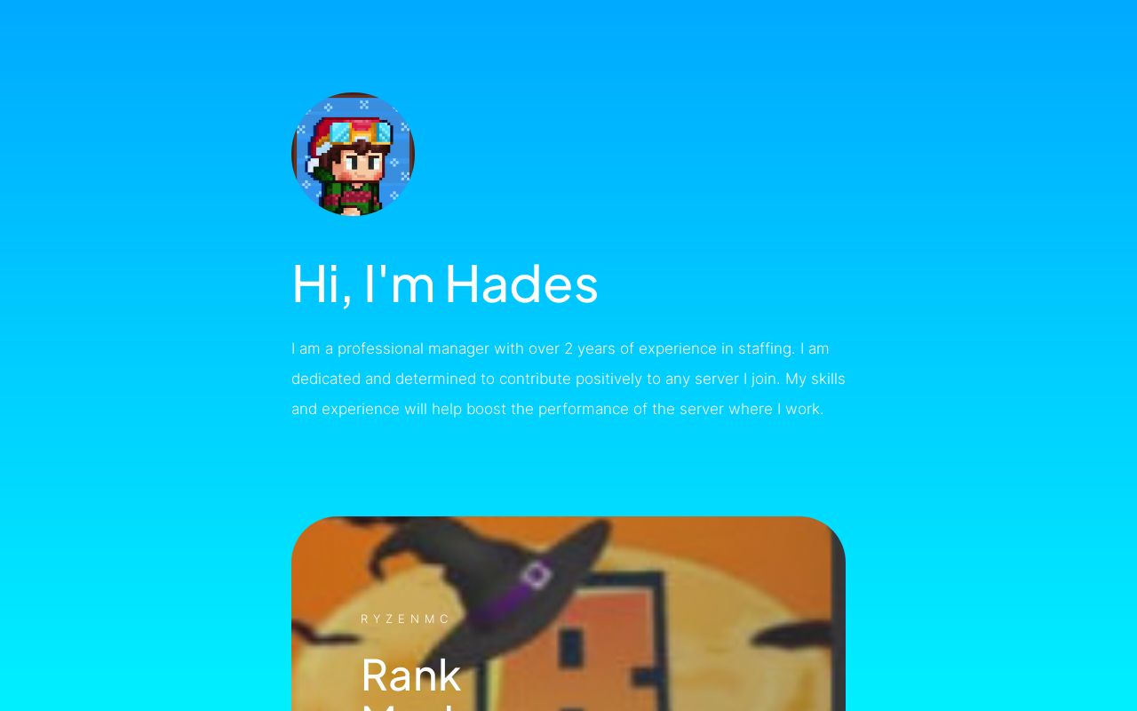 Carrd profile picture for @staffing